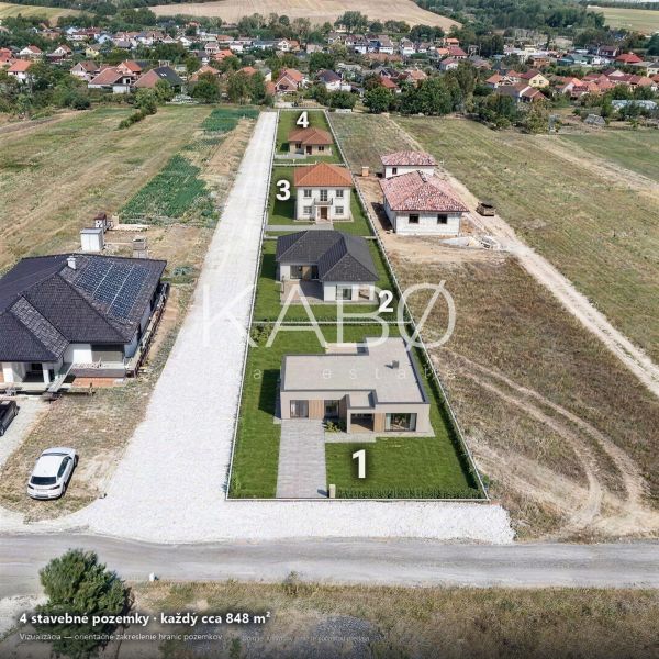Ideálny stavebný pozemok v Jelenci - 848 m2 